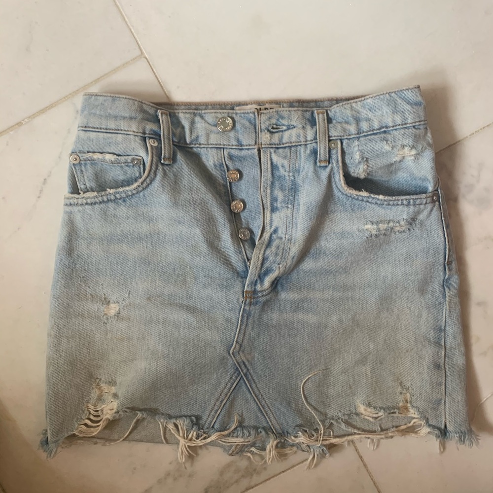 Agolde jean skirt
